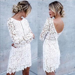 Vici Dolls White Lace Dress